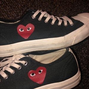 COMME DES GARCONS CDG PLAY X CONVERSE JACK PURCELL